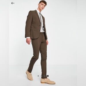 ASOS Classic Brown Suit for Men